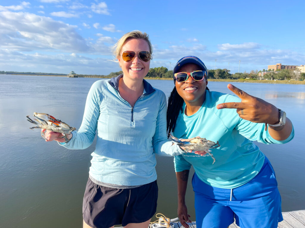 Crabbing with Tia is one of the coolest things to do in charleston