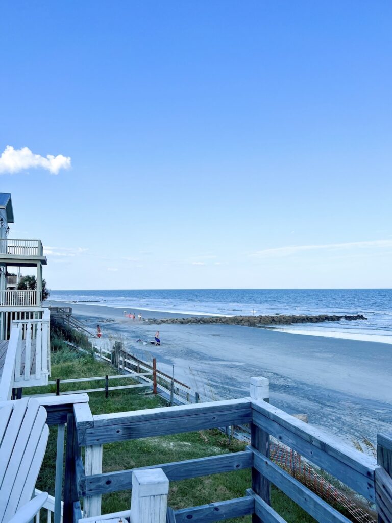 View of The Washout at Folly Beach, SC from a home