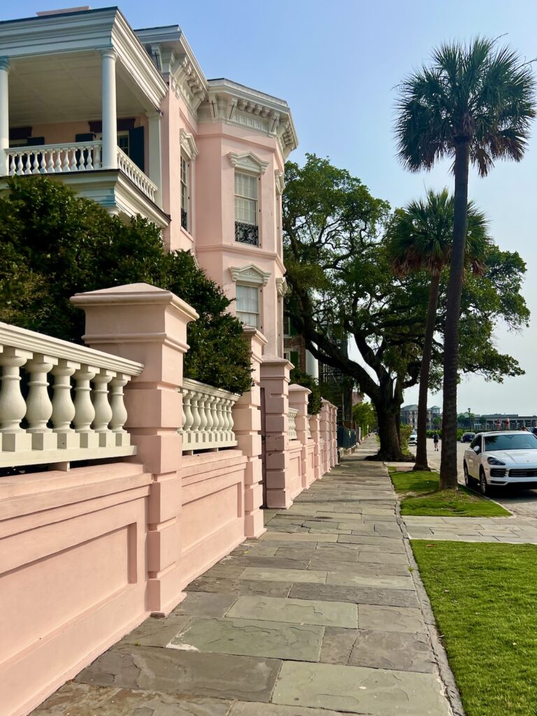 the pink palmer house charleston battery sc