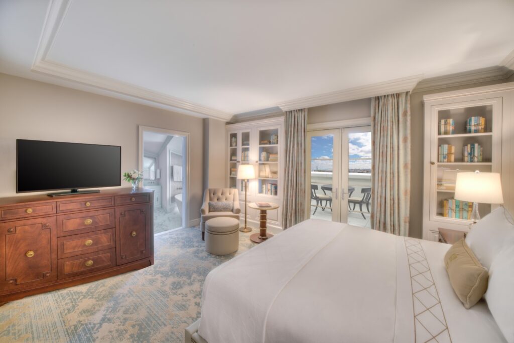 Premier King Guest room at Hotel Bennet luxury hotel in charleston sc