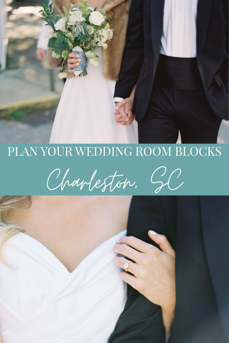 how to plan charleston wedding hotel room blocks